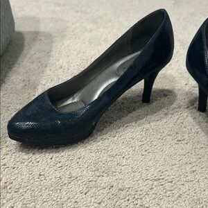 Elegant Navy Pumps